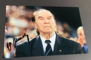 MAX SCHMELING (†2005) Weltmeister Boxen signed Pressefoto 15x22 Autogramm - Picture 1 of 1