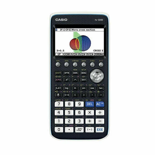 Casio FX-CG50 3D Graph Catalogue Function Graphic Calculator - Black