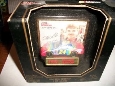 Racing Champions Inc, Nascar di Licenza, 1/64 Scala Modellino, 1993 Jeff Gordon - Immagine 1 di 4