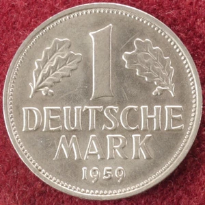 Alemania 1 marco alemán 1959 F (F2503) - Imagen 1 de 2