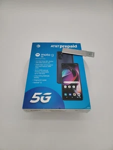 AT&T Prepaid Moto G 5G New 64GB 6.5" HD+ Display Prepaid Smartphone - Picture 1 of 8