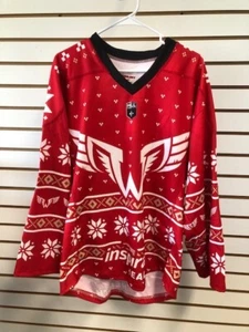 Camiseta deportiva de Navidad Corey Small 2021 de los Philadelphia Wings usada en el juego equipo certificado de autenticidad - Imagen 1 de 8