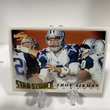 1995 Score Star Struck Troy Aikman #215 Dallas Cowboys NFL Football Card