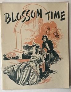 THE MESSRS. SHUBERT PRESENT BLOSSOM TIME Souvenir Program Tour - Picture 1 of 4