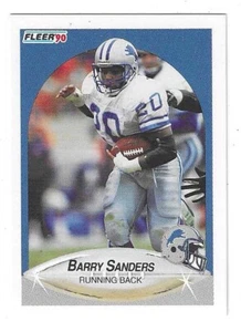 1990 FLEER BARRY SANDERS #284 DETROIT LIONS OKLAHOMA STATE - Picture 1 of 2