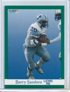 Barry Sanders-Detroit Lions-1991 Fleer Football #247 - Picture 1 of 2