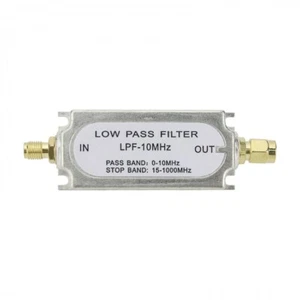 10MHz 50ohms RF Low Pass Filter SMA Male to Female Connector Band Pass Filter - Picture 1 of 6