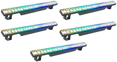 (5) Tiras de luz para lavado lineal/estroboscópica/ciegadora de batería híbrida Rockville Pixel Foto 1 de 4