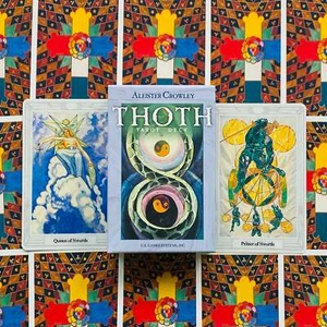Cartas del Tarot Aleister Crowley THOTH Raras: Juego de Barajas De Colección con Envío Gratis - Imagen 1 de 6