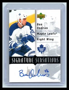 2007-08 Upper Deck Serie 1 #118 Ben Ondrus Signature Sensations - Foto 1 di 2