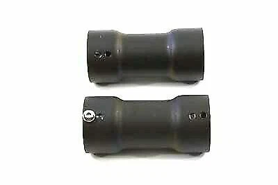Juego de deflectores de tubo de par de 2-1/4" tipo liso para Harley Davidson de V-Twin Foto 1 de 1