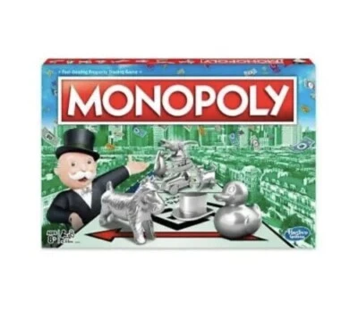 Monopoly Classic - Hasbro Board Game Dinosaur Cat Penguin Duck. Brand New Sealed - Image 1 of 3