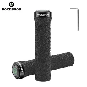 ROCKBROS Bike Handlebar Grips Non-Slip BMX MTB Mountain Bicycle Handle Grips - Picture 1 of 18