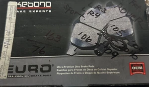 EUR1098 Euro Ceramic Disc Brake Pads SET - Picture 1 of 6
