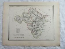 1840 County Map of RADNORSHIRE WALES Lewis Topographical Dictionary 11" x 9"