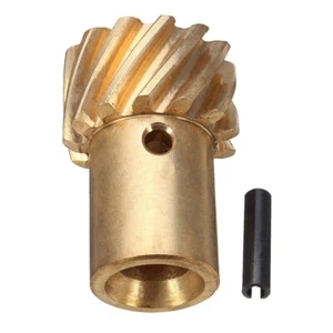 Car Engine Bronze Distributor Gear 491 Shaft Roller Cams SBC BBC 262-454 Shaft - Picture 1 of 8