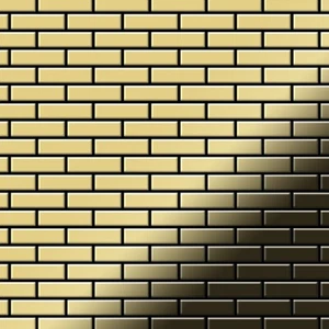 Mosaico azulejo macizo metal latón laminado oro 1,6 mm fuerte PK-BM - Imagen 1 de 4