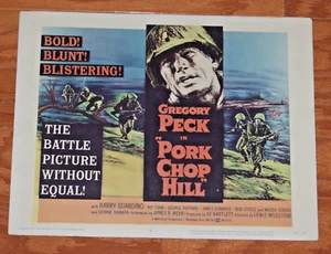 PORK CHOP HILL Gregory Peck - Harry Guardino - Rip Torn - 1959 Lobby/Title Card - Picture 1 of 1