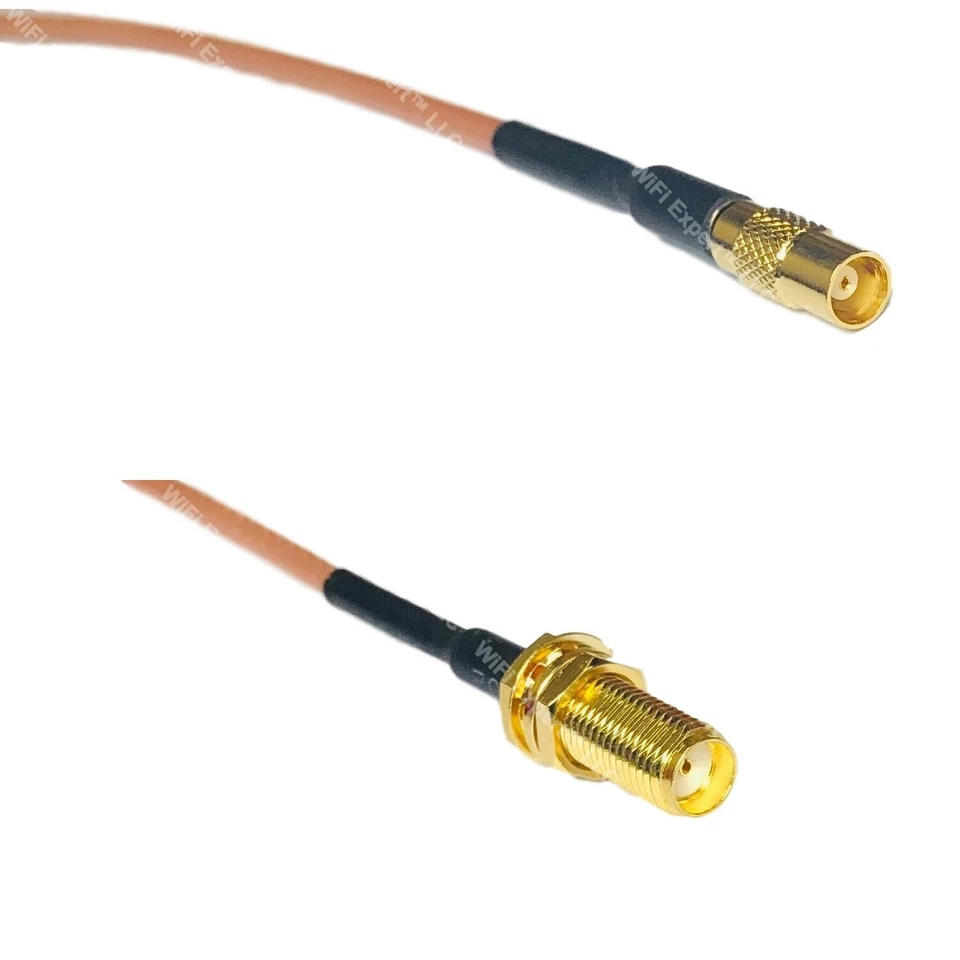 RG316 MCX FEMALE to SMA Female Long RF Cable Rapid-SHIP LOT - Image 1 of 1