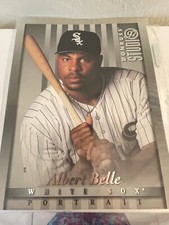 1997 Donruss Studio Albert Belle Chicago White Sox 8x10 Portrait Card #9