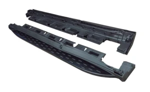 Black Side Steps Running Boards Fits Mercedes GLC Coupe 5 Door X253 C253 2016 on - Picture 1 of 11