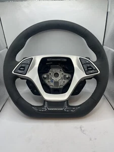 16-17 C7 Corvette New Genuine GM Steering Wheel Black Suede Competition 84805009 - Picture 1 of 2