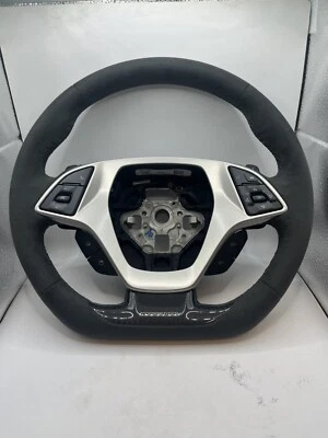 16-17 C7 Corvette New Genuine GM Steering Wheel Black Suede Competition 84805009 - Image 1 of 2