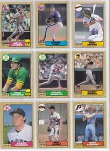NEUWERTIG!! 1987 O-PEE-CHEE OPC KOMPLETTSET BONDS, JOYNER, CLARK, WARD ROOKIES - Bild 1 von 3