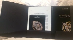 JB Blancpain Watch Display Collectible Une Tradition D'Innovation Cards 1a - Picture 1 of 11