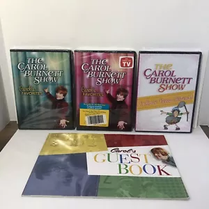 The Carol Burnett Show Set Of 3 Sealed DVDs and Carol’s Guest Book - Time Life - Picture 1 of 15