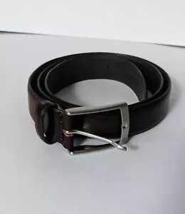 SUITSUPPLY Brown Italian Leather Dress Men's Belt 42" - Picture 1 of 5