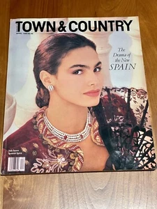 Town & Country April 1990 "The Drama of New Spain" Issue - EXCELLENT Shape! - Picture 1 of 16