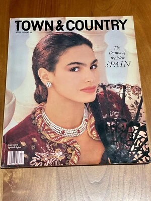 Town & Country April 1990 "The Drama of New Spain" Issue - EXCELLENT Shape! - Image 1 of 4