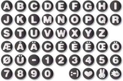 Joblot al por mayor de letras/números y símbolos de asiento infantil Yepp surtidos para niños Foto 1 de 2