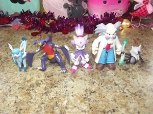 Lot of 5 Action Figures Funko Mega Man Dr Wily Sonic Cat Pokemon Mega Garchomp - Picture 1 of 3