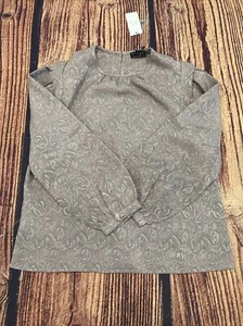 Anthropologie Current Air Patterned Shoulder Accent Top Medium - Picture 1 of 6