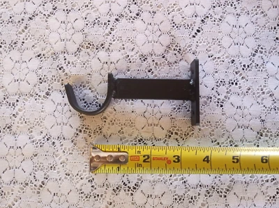 Heavy Duty (Center Support) Iron Bracket for  1 inch Dia. Iron Drapery Rods - Image 1 of 3