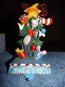 Dr. Seuss CAT IN THE HAT Cast Iron Stocking Hanger 8" MIDWEST OF CANNON FALLS - Picture 1 of 10