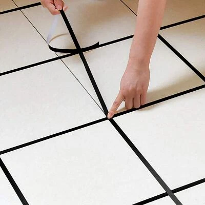 Cubierta adhesiva de pared de piso de 0,4 pulgadas x 166 pies para cocina Foto 1 de 4