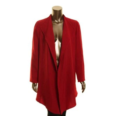 ANNE KLEIN NUEVO Para Mujer Chaqueta Básica Tejida Frontal Abierto TEDO Foto 1 de 2