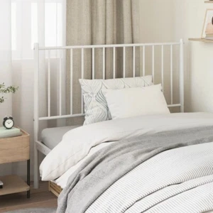 vidaXL Metal Headboard White 107 cm - Picture 1 of 7