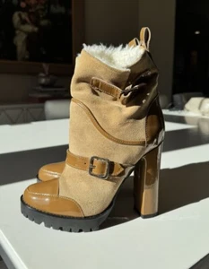 Botas de gamuza rojas Valentino Garavani talla 36,5 - Imagen 1 de 6