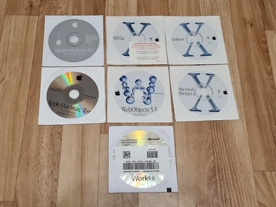CD Apple Macintosh Server G4 Net Boot Web Objects Hardware Test Microsoft Works9 - Image 1 of 4