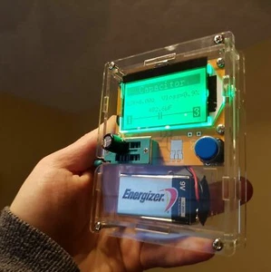LCR-T4 Mega428 Probador de Componentes Retroiluminado Kit de Medidor ESR Pantalla LCD con Estuche Hágalo Usted Mismo - Imagen 1 de 14