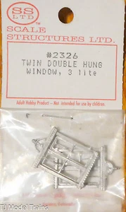 SS Ltd. HO #2326 Ornate Double, Double Hung 3-Lite - Picture 1 of 1