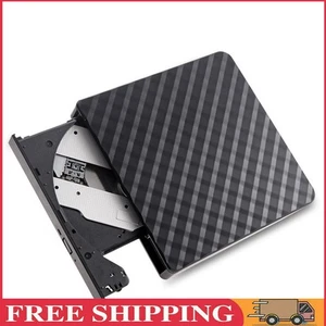 USB 3.0 External DVD Burner CD/DVD ROM CD RW Player Optical Drive (Black) - Bild 1 von 7