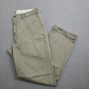 J. Crew Essential Herren 31 x 32 (30 x 28,5) grün klassische Passform Chinohose - Bild 1 von 14