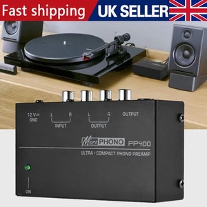 Phono Turntable Preamp, Mini Electronic Stereo Audio Phonograph Preamplifier RCA - Picture 1 of 10