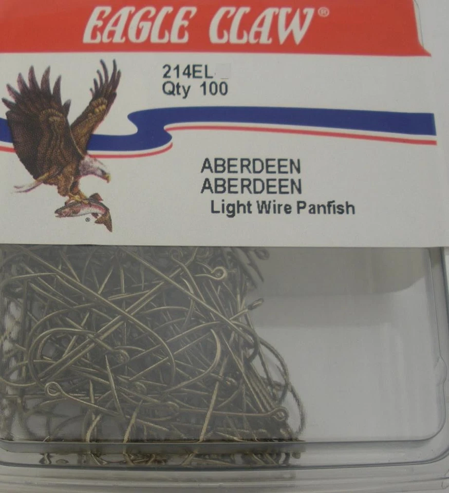 Eagle Claw Bronze Lite Wire Aberdeen 100ct Size 6