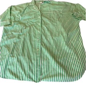 Vintage Vermont Company Store Sleep Shirt Size 2X Striped - Picture 1 of 4